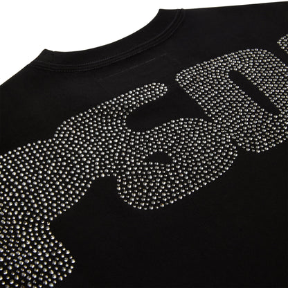 RHINESTONE SILK TEE
