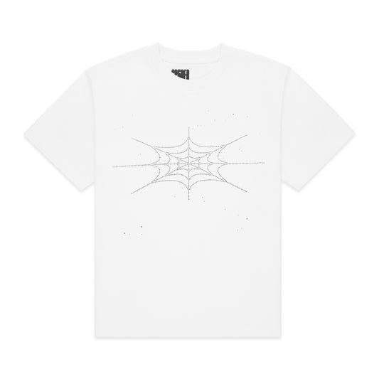 RHINESTONE SILK TEE