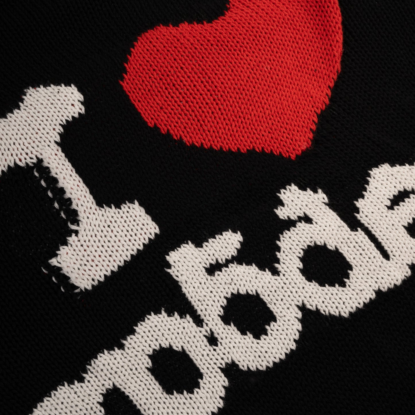 BLACK SOUVENIR SWEATER