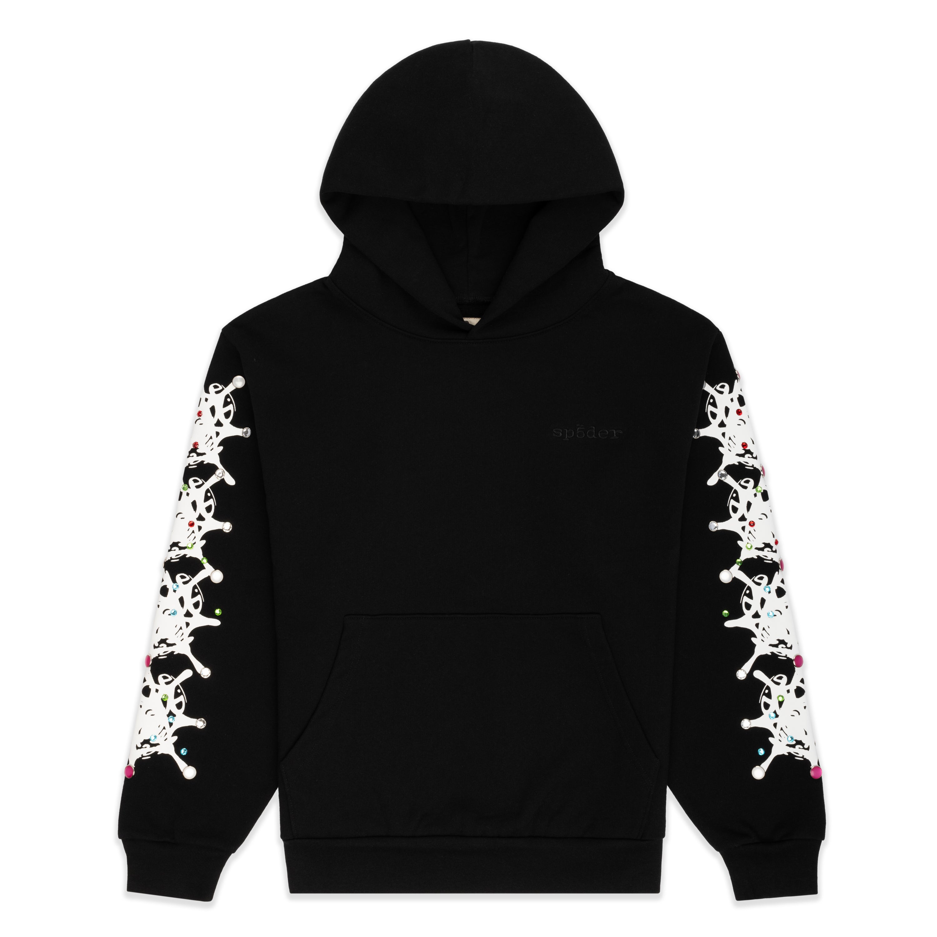 BLACK STONE HOODIE | SP5DER | KING SPIDER