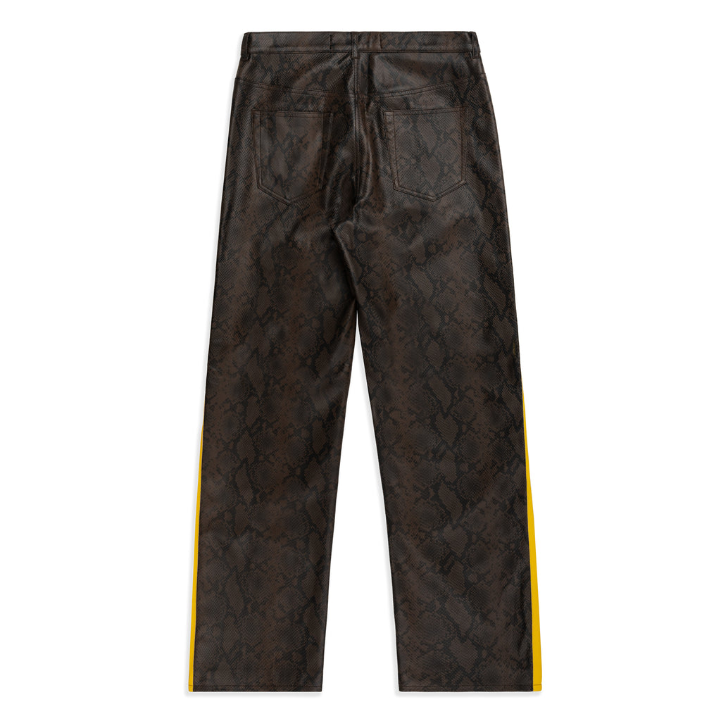 SNAKE LEATHER PANT