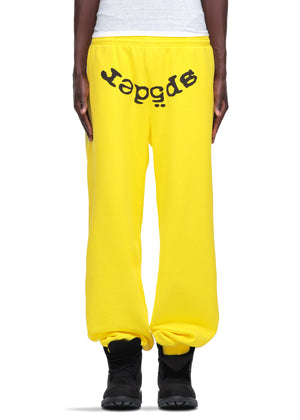 YELLOW LEGACY SWEATPANT MALE MODEL