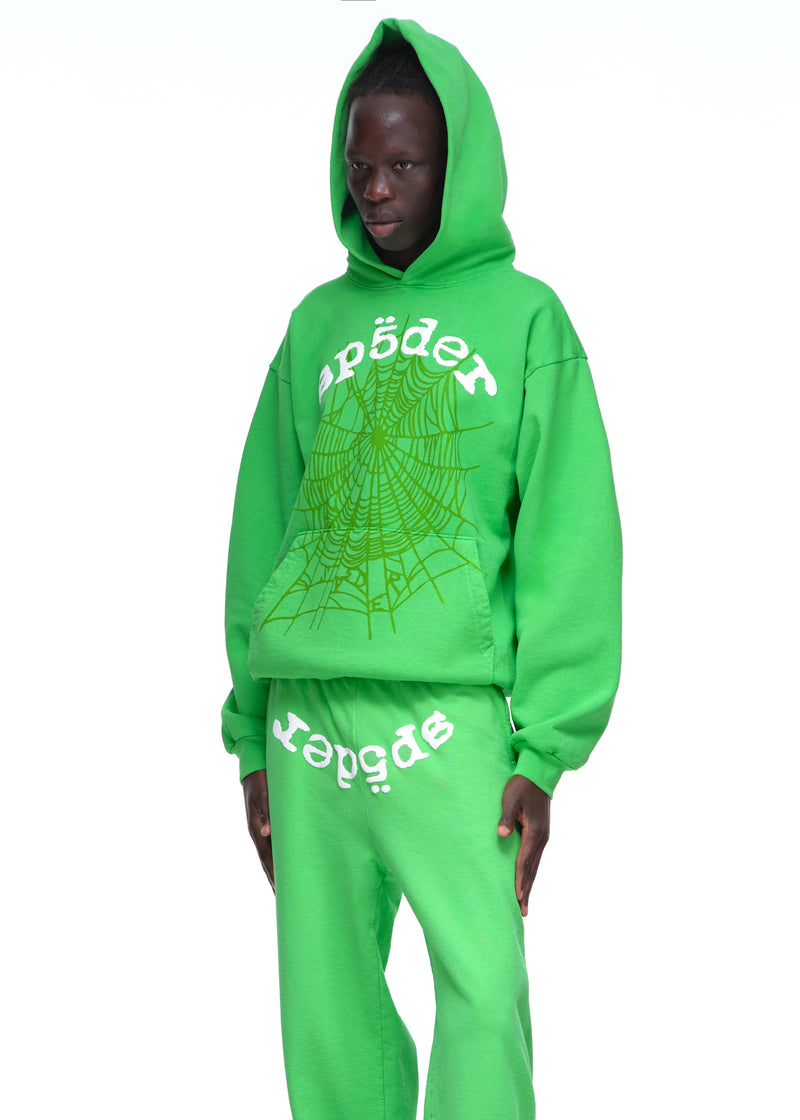 GREEN LEGACY HOODIE MALE MODEL 2