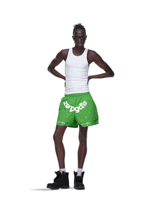 GREEN OG WEB V2 DOUBLE LAYER SHORT MALE MODEL 6