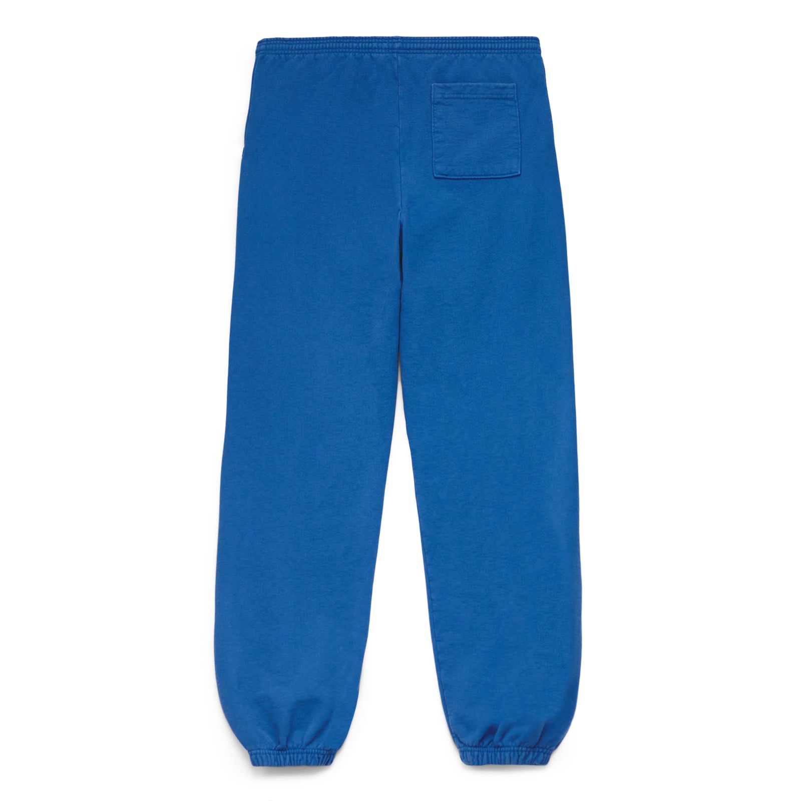 Blue LEGACY SWEATPANT, 23oz fleece, with a back pocket and elastic cuffs.