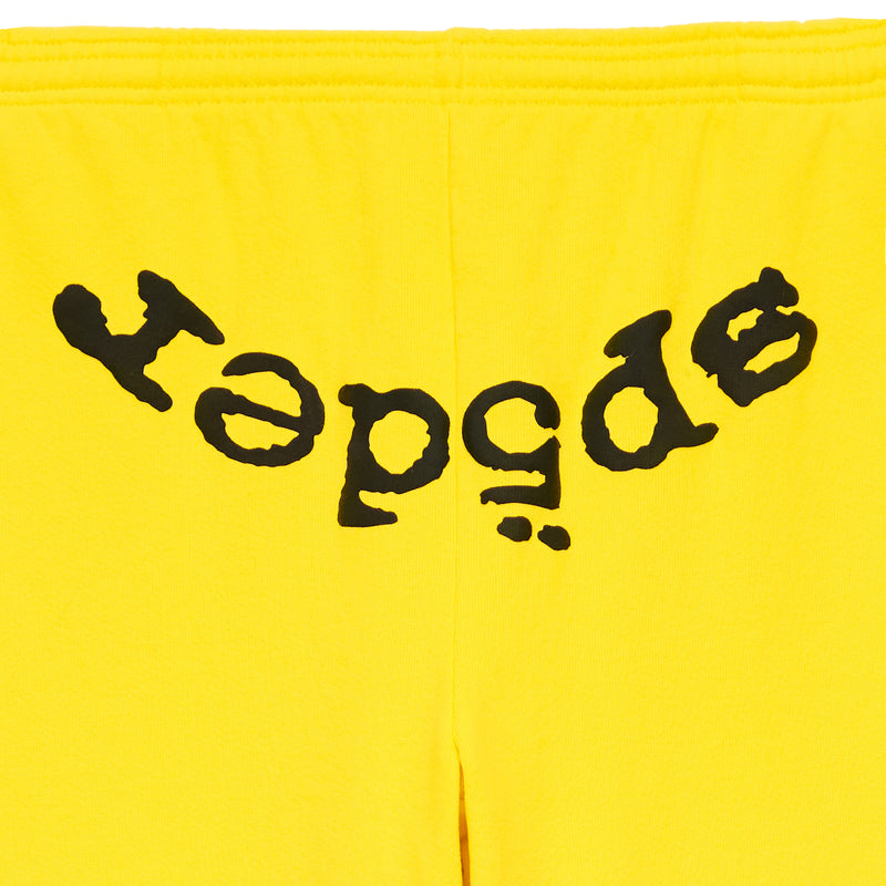 YELLOW LEGACY SWEATPANT DETAIL