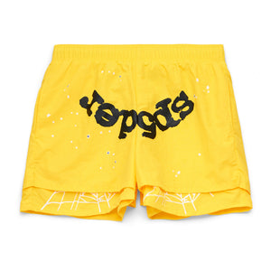 YELLOW OG WEB V2 DOUBLE LAYER SHORT