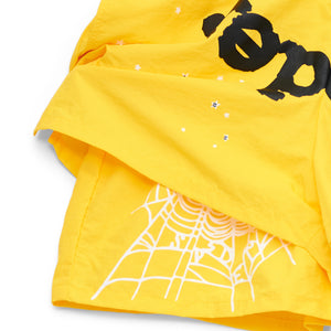 YELLOW OG WEB V2 DOUBLE LAYER SHORT DETAIL