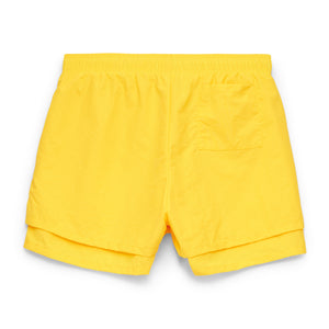 YELLOW OG WEB V2 DOUBLE LAYER SHORT BACK