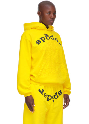 YELLOW LEGACY HOODIE FEMALE MODEL 2