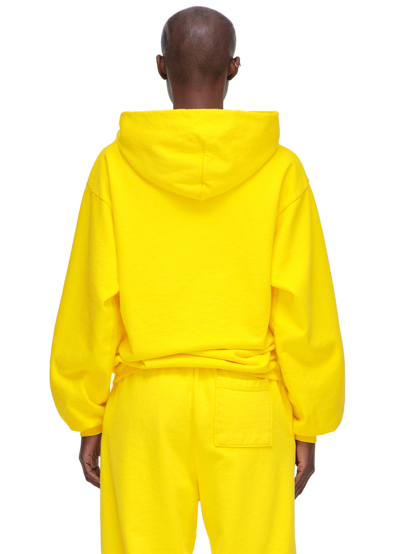 YELLOW LEGACY HOODIE FEMALE MODEL 4