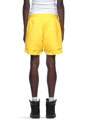 YELLOW OG WEB V2 DOUBLE LAYER SHORT MALE MODEL 4