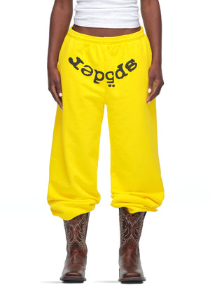 YELLOW LEGACY SWEATPANT MALE MODEL