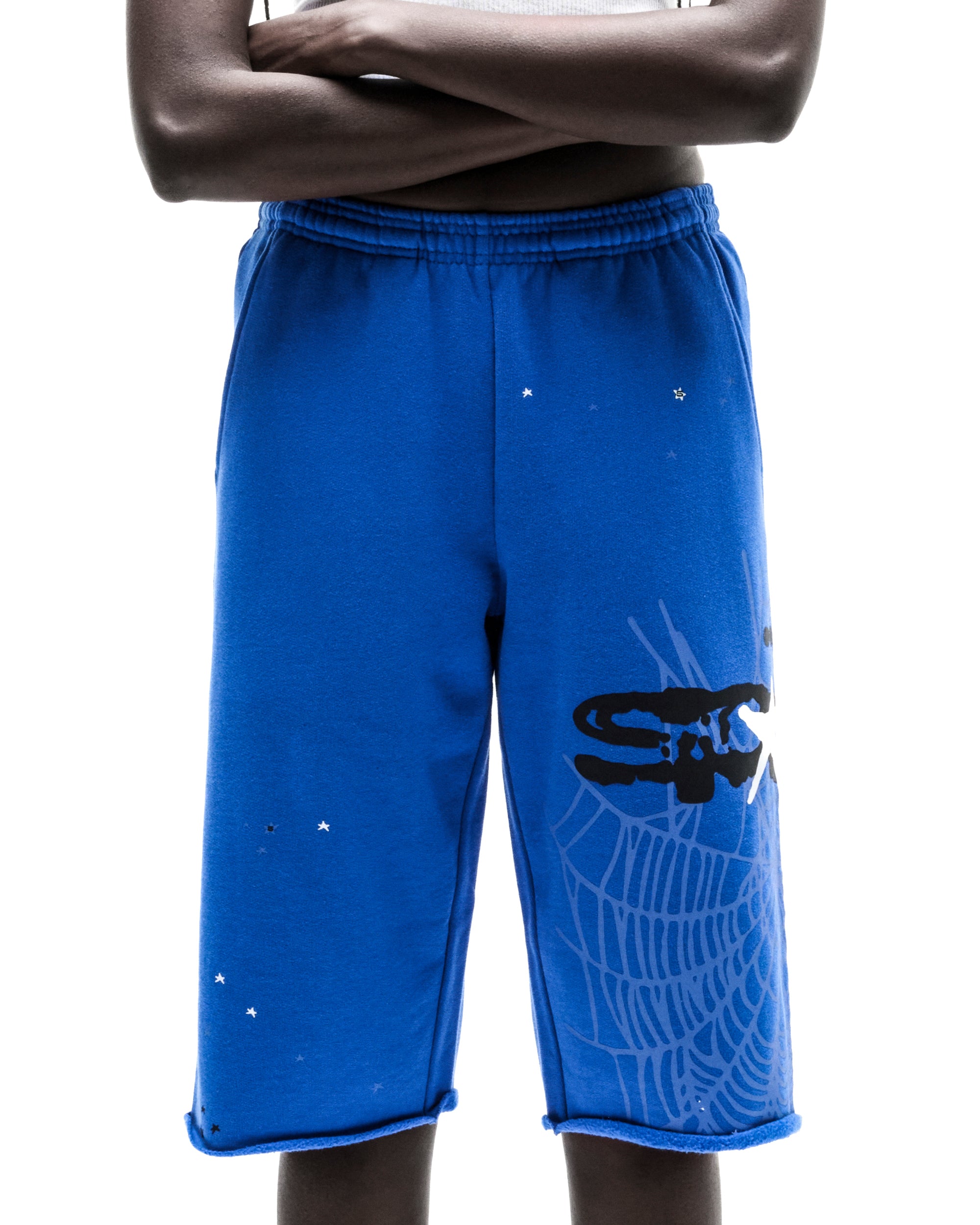 TORY BLUE HEAVY WEB SHORT | SP5DER | KING SPIDER