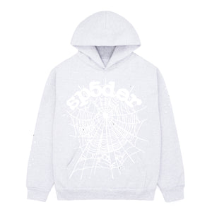 HEATHER GREY OG WEB HOODIE