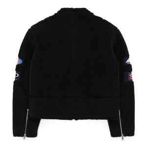 BLACK SHERPA HUNTER MOTO JACKET