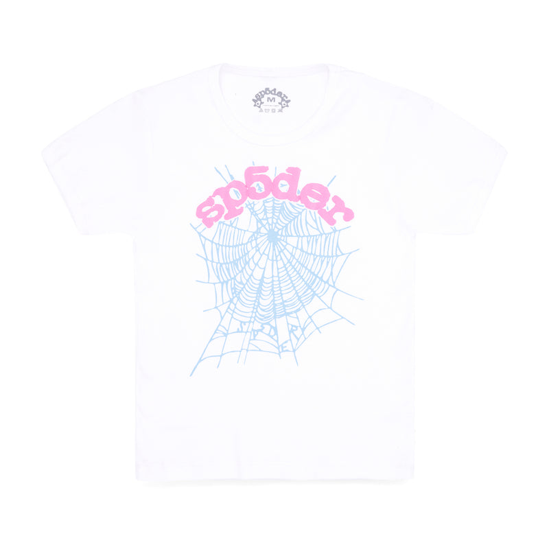 WHITE OG WEB BABY TEE