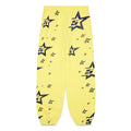 Yellow 5STAR SWEATPANT with all-over navy screen-printed star and "5star" graphics.
