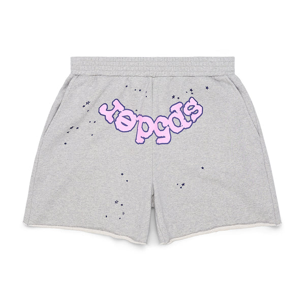 GREY OG LOGO SWEATSHORT | SP5DER | KING SPIDER