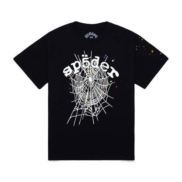 t*2様 SP5DER Web Graphic T-Shirt Black サイ MEN'S OG WEB V2 TEE – SP5DER