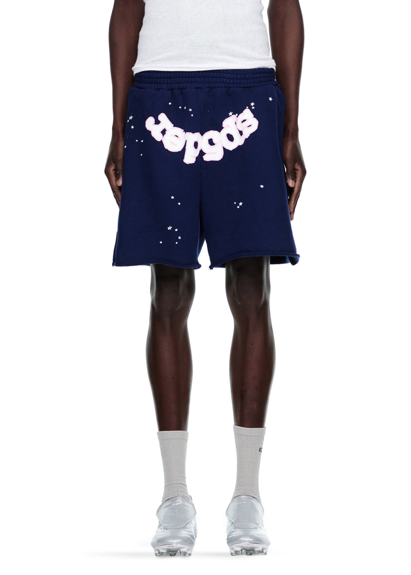 NAVY OG WEB LOGO SWEATSHORT MALE MODEL