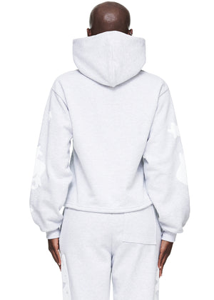 WOMEN'S CROPPED BELUGA HOODIE