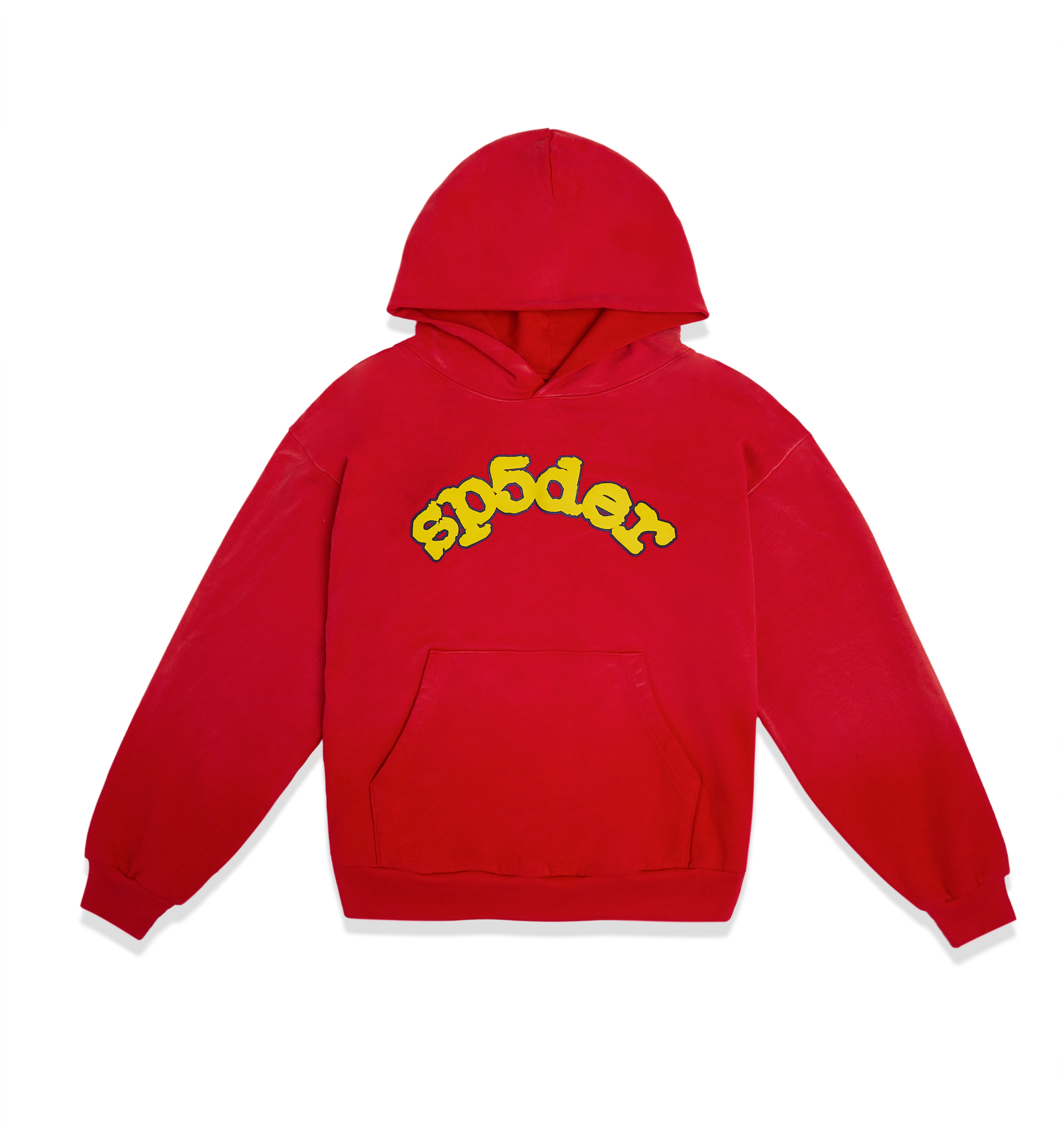 RED OG LOGO HOODIE | SP5DER | KING SPIDER