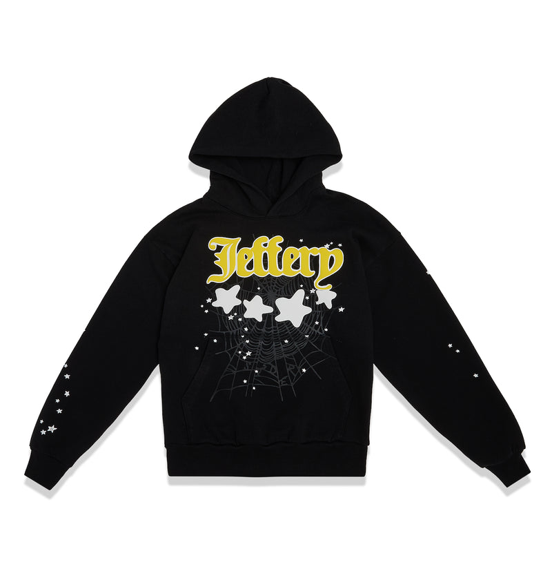 BLACK JEFFERY HOODIE FRONT