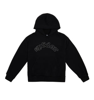 BLACK OG LOGO HOODIE FRONT