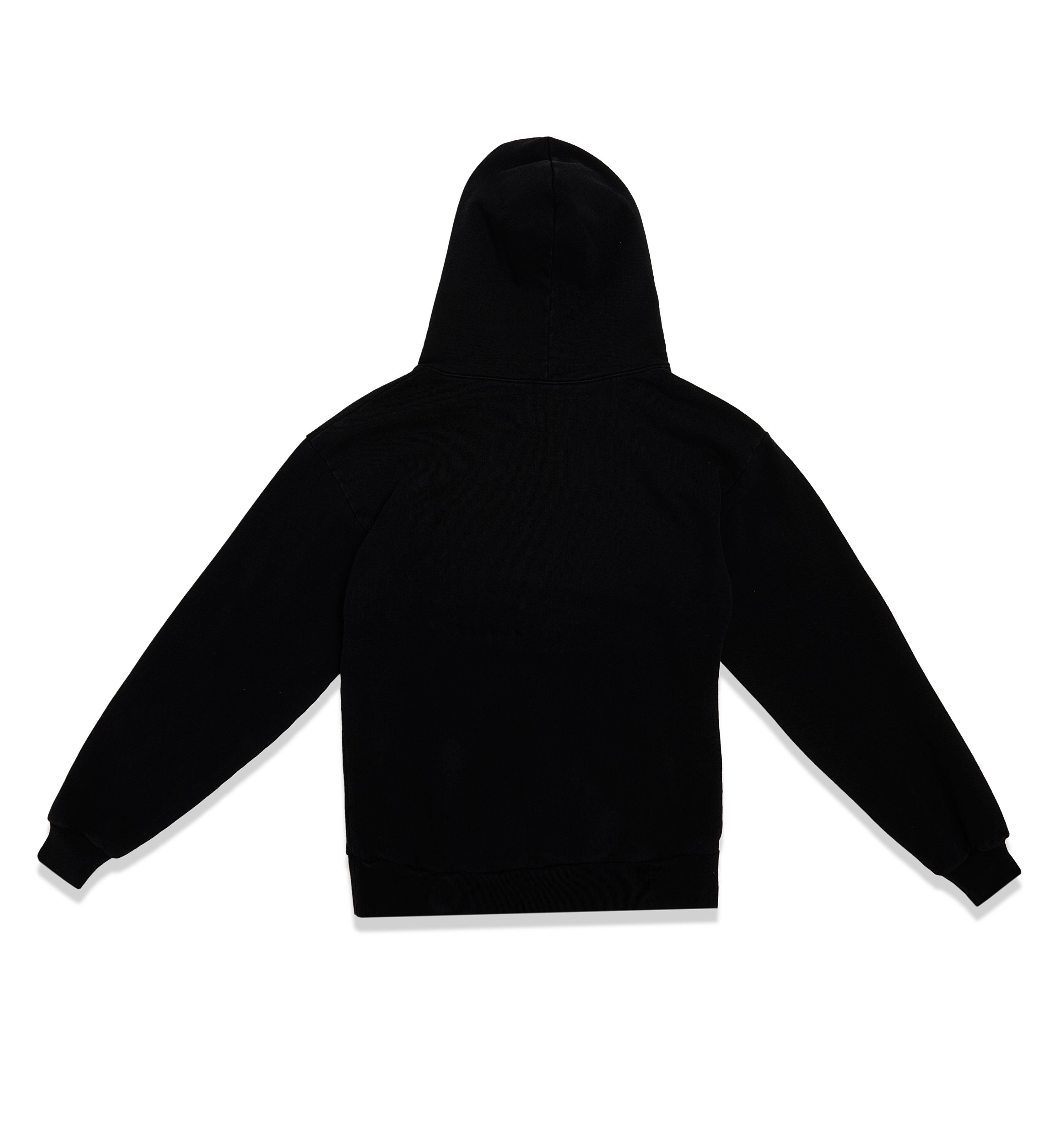 BLACK OG LOGO HOODIE | SP5DER | KING SPIDER