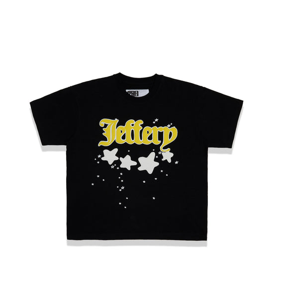 BLACK JEFFERY HEAVYWEIGHT TEE | SP5DER | KING SPIDER