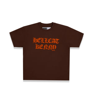 HELLCAT KENNY LW TEE BROWN FRONT