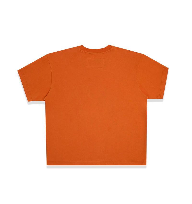 RED ORANGE BIG STAR TEE