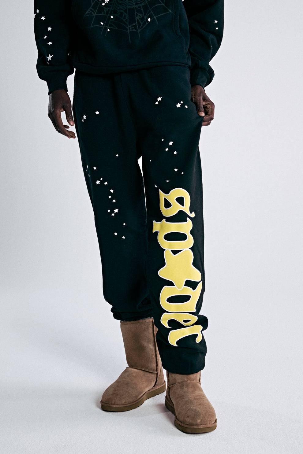 BLACK JEFFERY SWEATPANT | SP5DER | KING SPIDER