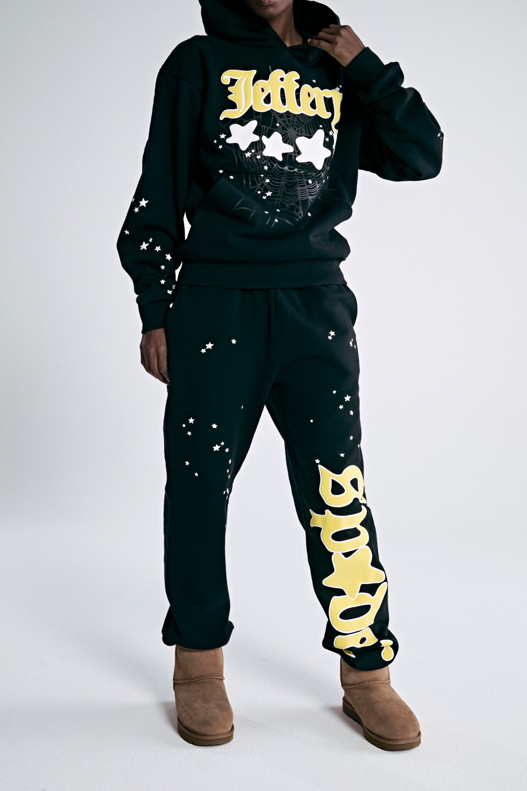 BLACK JEFFERY SWEATPANT | SP5DER | KING SPIDER
