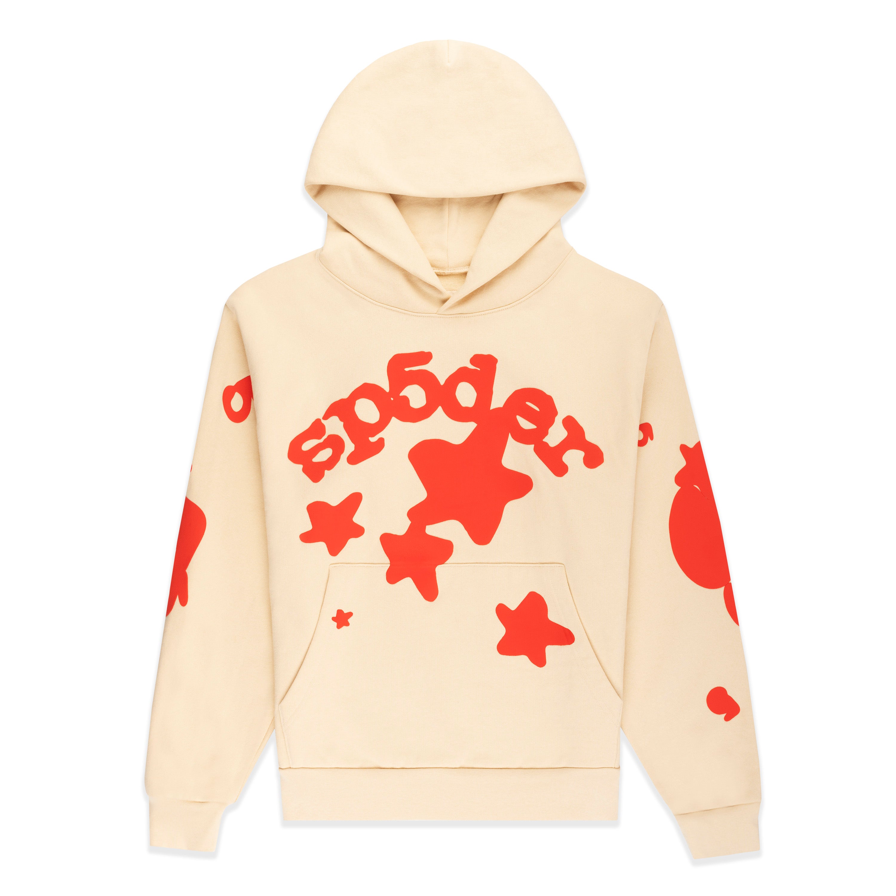 CREAM BELUGA HOODIE | SP5DER | KING SPIDER