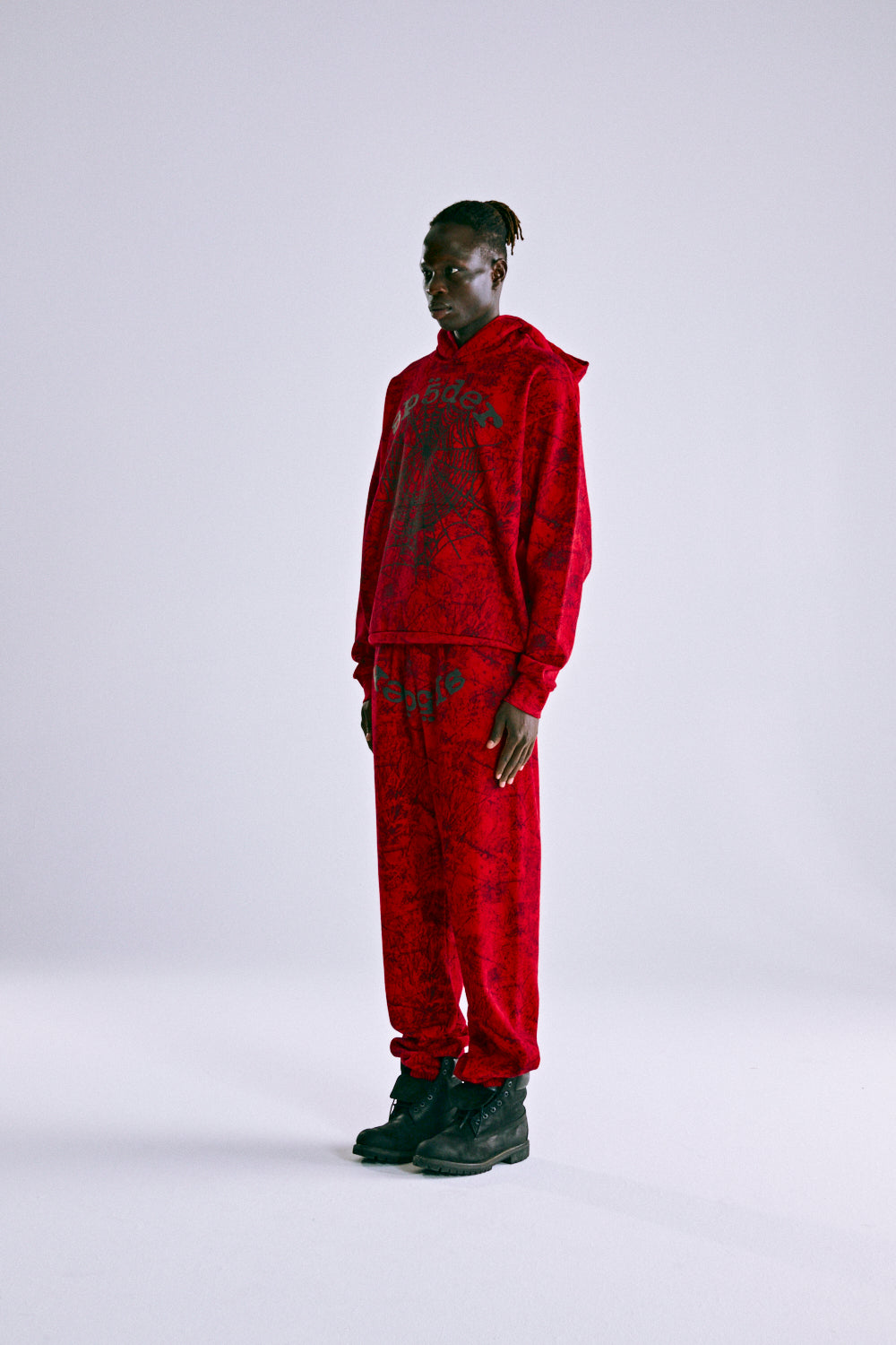 RED OG TREE CAMO HOODIE | SP5DER | KING SPIDER