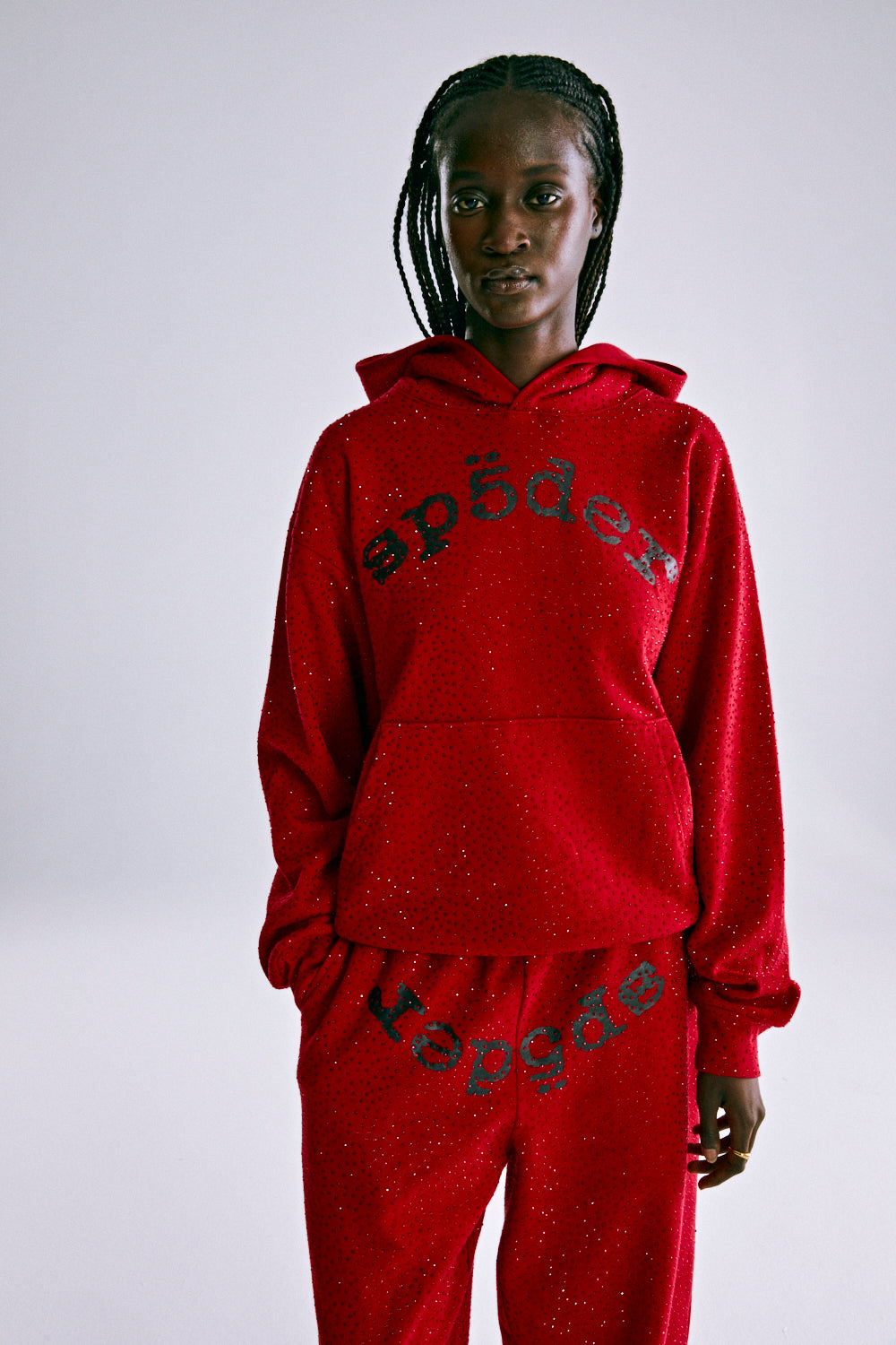 VVS RED HOODIE | KING SPIDER | SP5DER