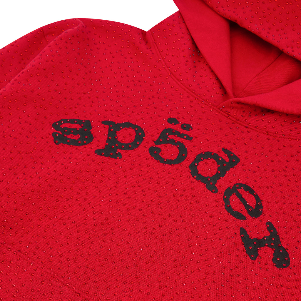 RED WEBSTONE AOP HOODIE