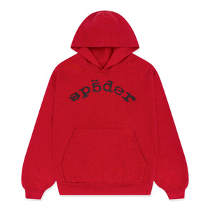 RED WEBSTONE AOP HOODIE