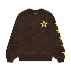 BROWN 5 CREWNECK SWEATSHIRT