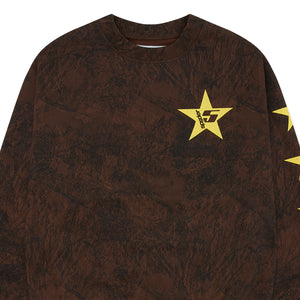 BROWN 5 CREWNECK SWEATSHIRT