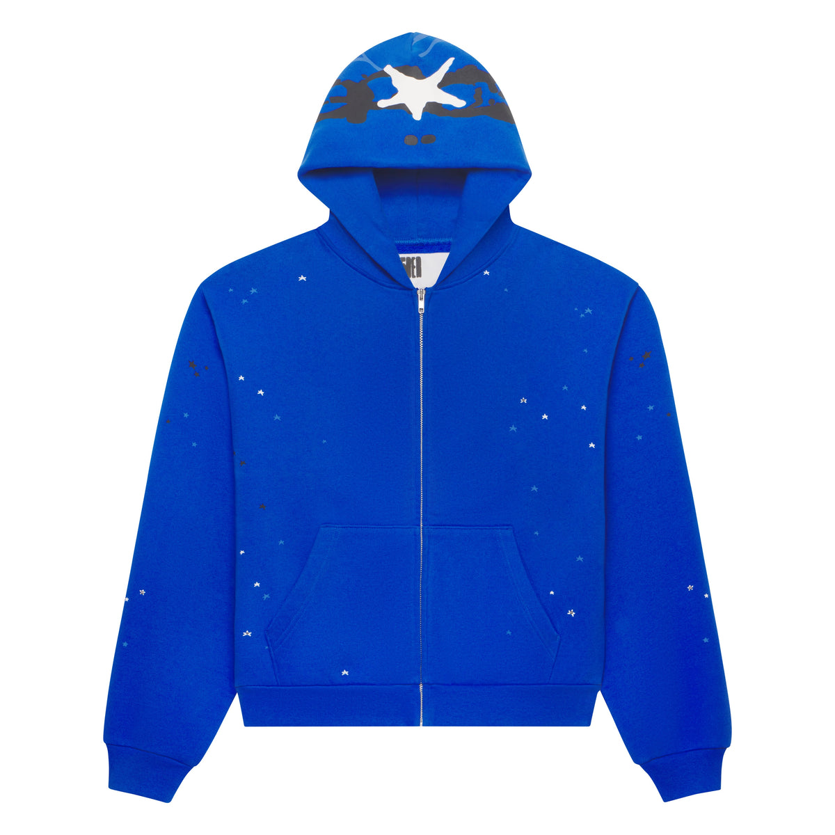 TORY BLUE HEAVY WEB FULL ZIP HOODIE | SP5DER | KING SPIDER