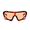 SP5 x FLATLIST 'BEETLE' sunglasses: Tortoiseshell Mazzucchelli acetate frame with unique cutouts and tinted lenses.