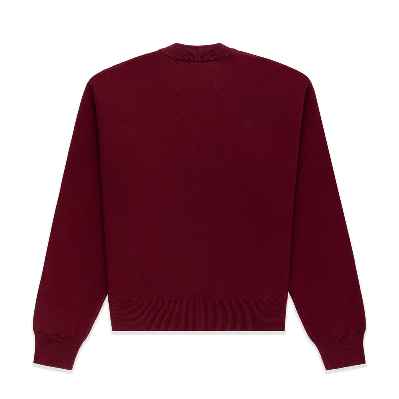 BURGUNDY ARACHNAPHOBIA SWEATER