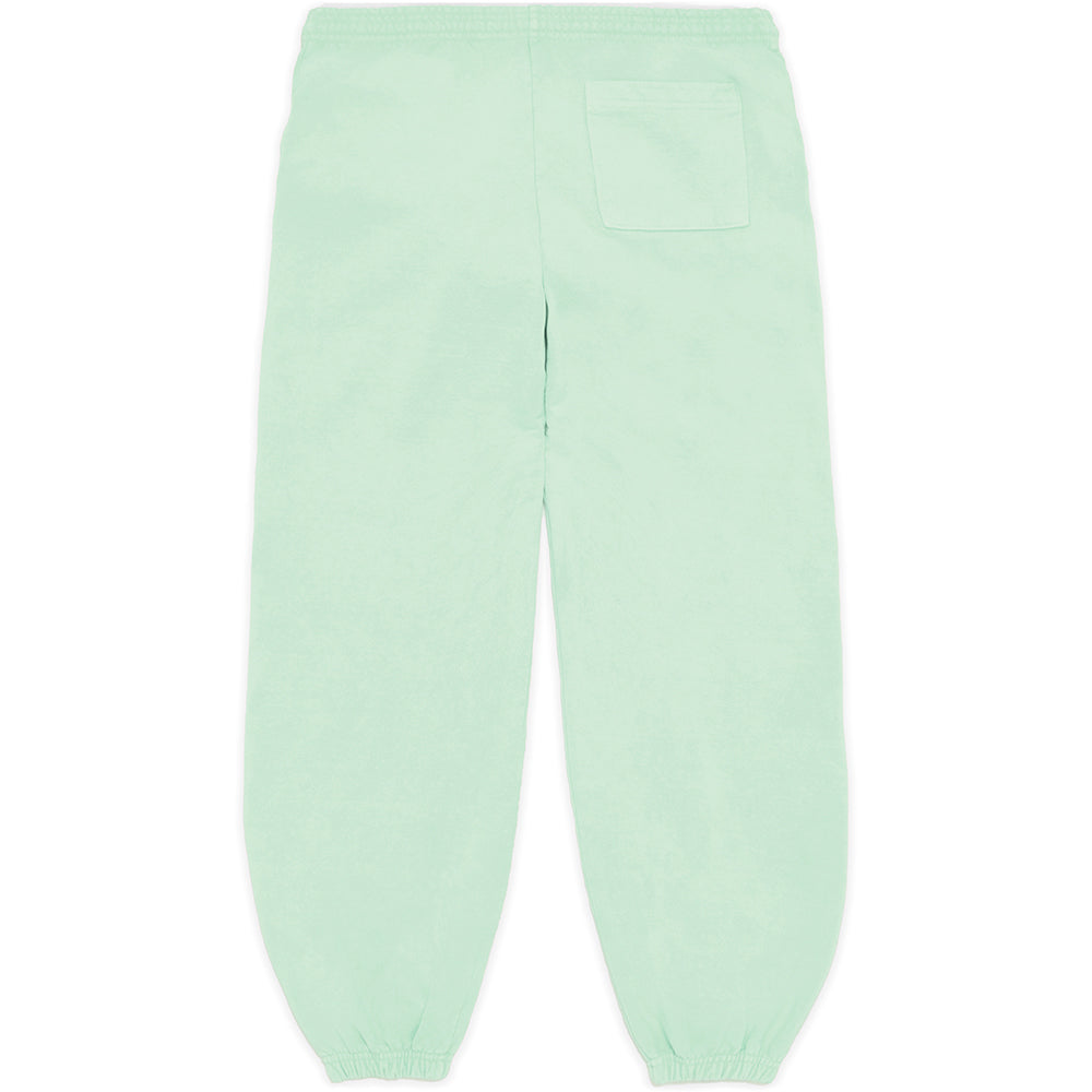 SP5 Mint Sweatpant, 23oz fleece, with puff/discharge print SP5 text and star down leg.