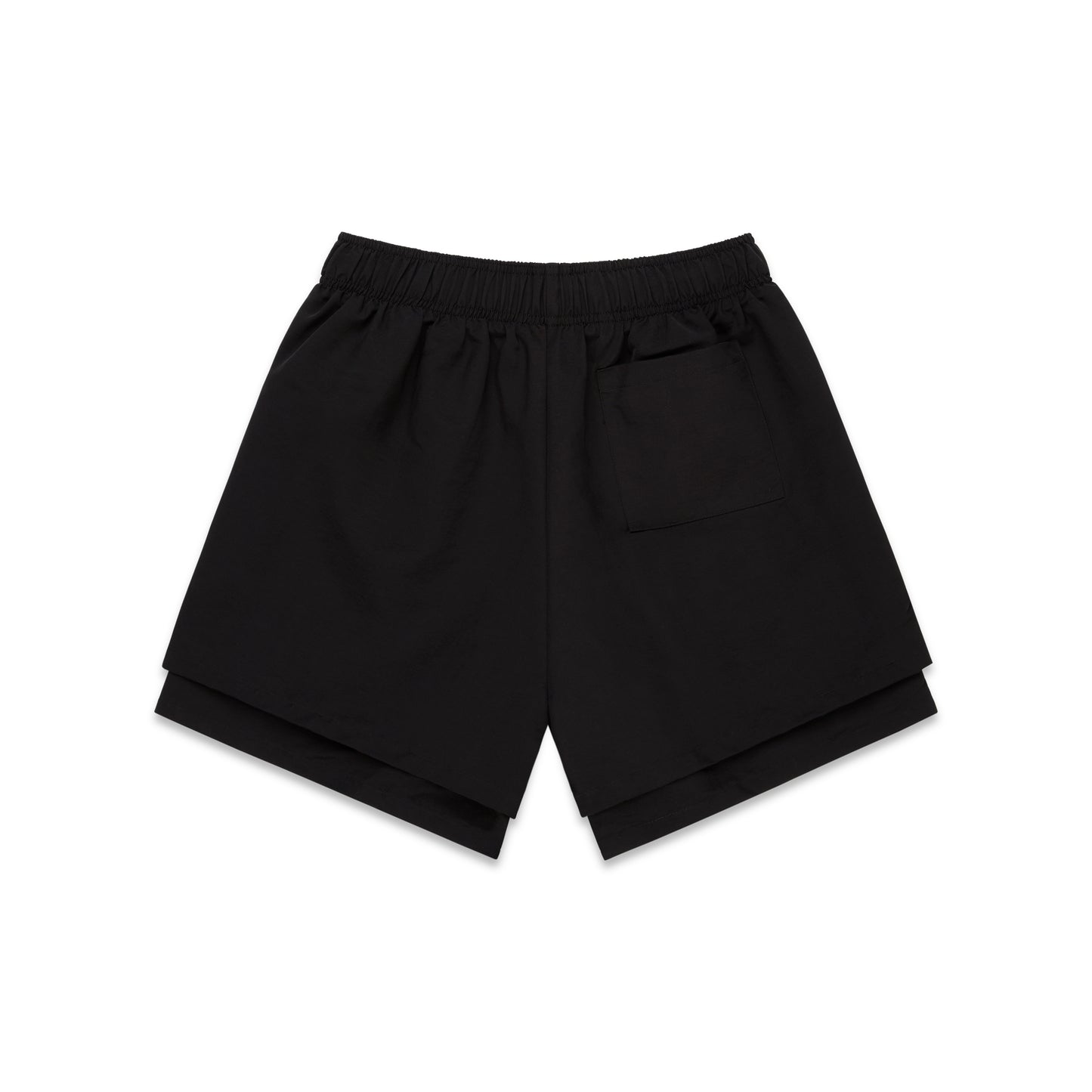 BLACK VAA DOUBLE LAYER SHORT