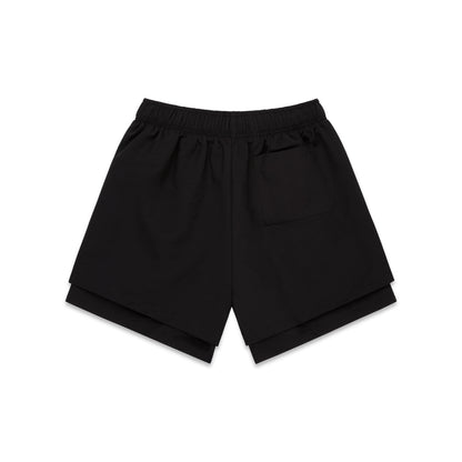 BLACK VAA DOUBLE LAYER SHORT