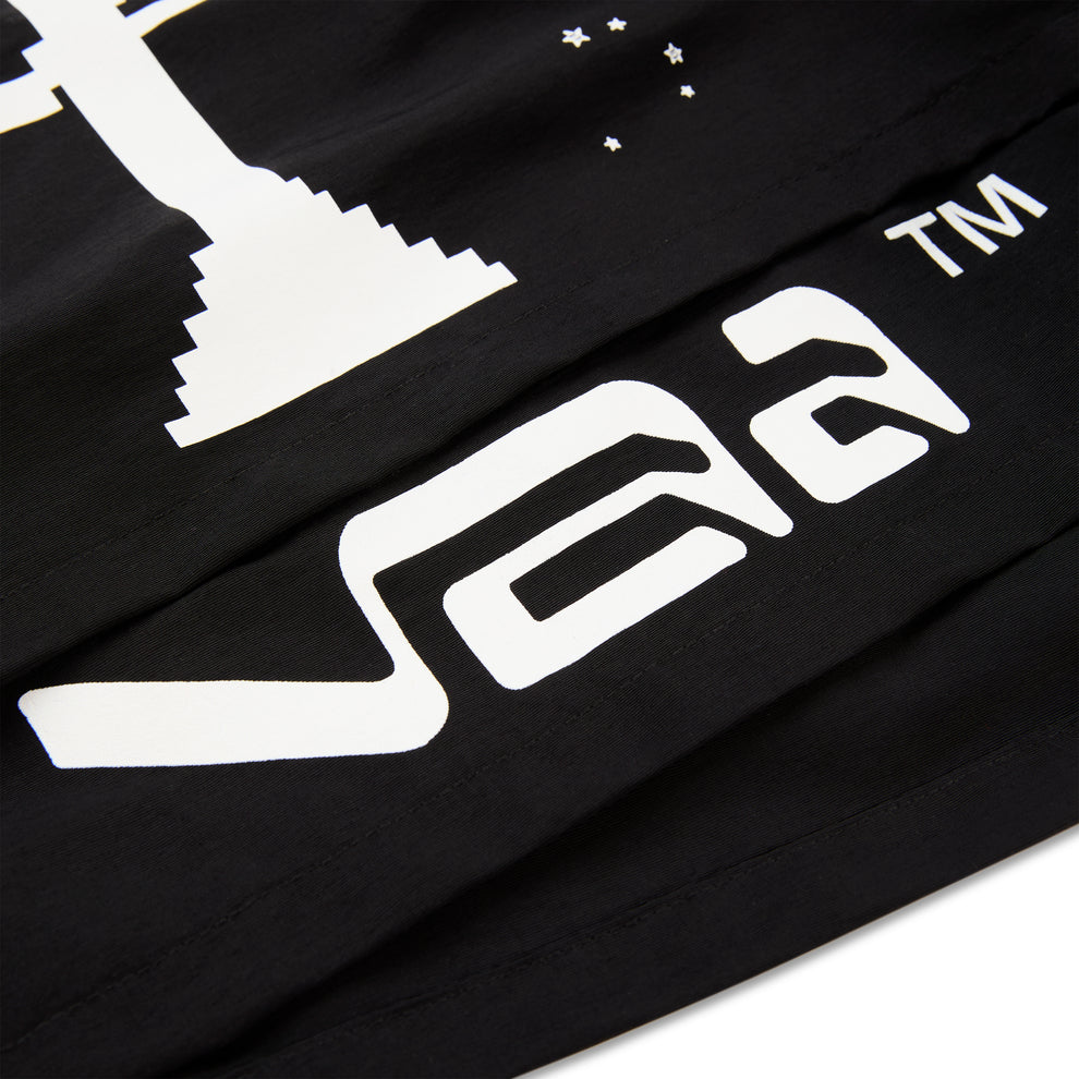 BLACK VAA DOUBLE LAYER SHORT
