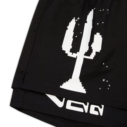 BLACK VAA DOUBLE LAYER SHORT